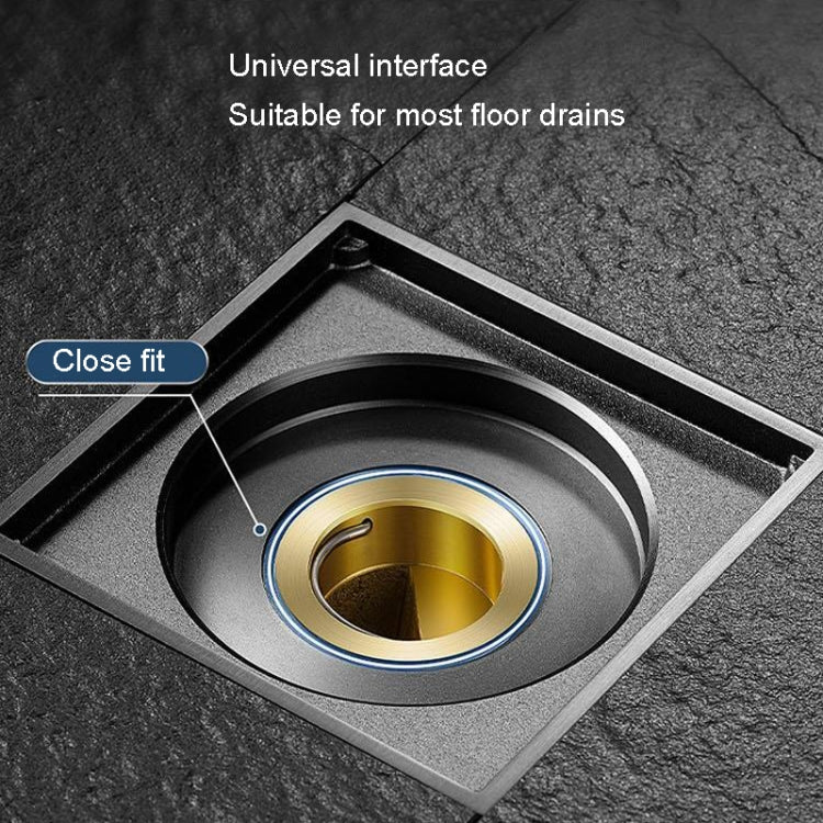 Deodorante per scarico a pavimento in ottone Nucleo interno Bagno Toilette universale, Brass