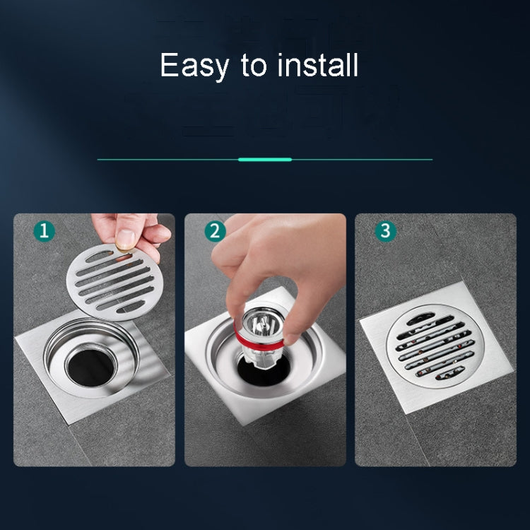 Scarico a pavimento del bagno Deodorante Guarnizione Coperchio interno Nucleo WC Tubo anti-insetto universale, PVC
