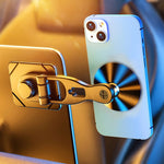 D29 Supporto per telefono per auto in metallo Supporto per telefono magnetico pieghevole con schermo galleggiante, D29