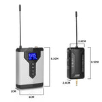 Microfono wireless lavalier USB per smartphone e DSLR