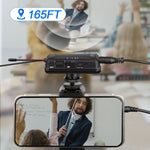 Microfono wireless lavalier USB per smartphone e DSLR