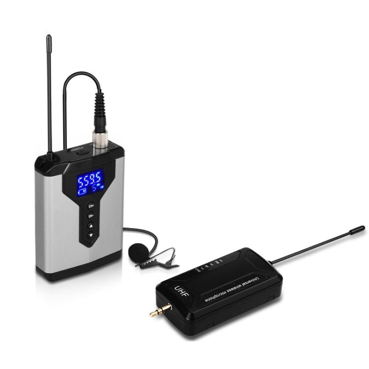 Microfono wireless lavalier USB per smartphone e DSLR