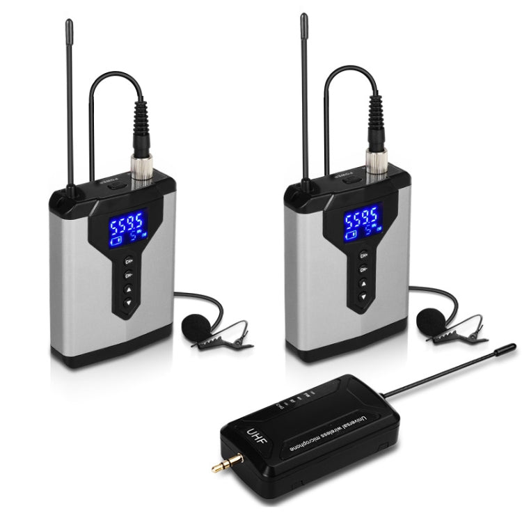 Microfono wireless lavalier USB per smartphone e DSLR