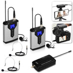 Microfono wireless lavalier USB per smartphone e DSLR