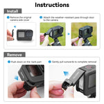 Coperchio laterale impermeabile per GoPro Hero11/10/9 Black