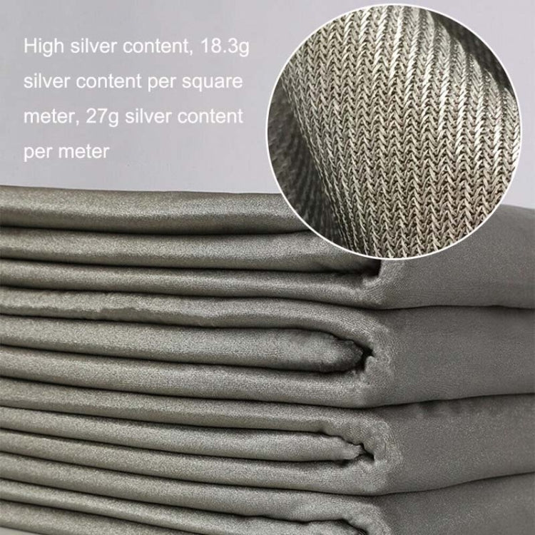 ZDY-1 Tessuto elasticizzato per maschera antibatterica in tessuto anti-radiazioni in fibra d'argento sterling lavorato a maglia agli ioni d'argento, dimensioni: 1 metro quadrato, 1 Square Meter