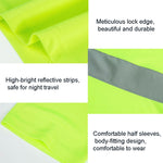 T-shirt riflettente ad asciugatura rapida Camicia da lavoro antinfortunistica a maniche corte con risvolto, M, L, XL, XXL, XXXL, XXXXL