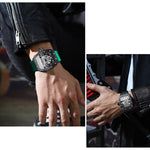 BINBOND B6577 Orologio al quarzo sportivo impermeabile 30m