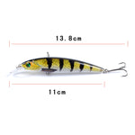 LB106 11 cm / 11,5 g esca esca da pesca bionica dipinta con esca rigida in plastica, 1, 2, 3, 4, 5, 6, 7, 8, 9, 10, 11, 12, 13, 14, 15, 16, 17, 18