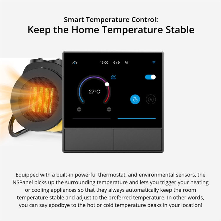 Sonoff NSPanel Termostato WiFi Touch Screen EU/US Plug