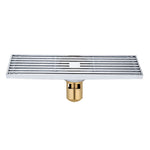 Scarico a pavimento a striscia di rame completa estesa 8x30 cm, stile:, K8034 Chrome Plated+Black Straight Row, K8034 Chrome Plated+Copper Self Seal, K8034 Chrome Plated+5.5 Deep Water Seal, K8034 Chrome Plated+Magnetic Suspension                      ...