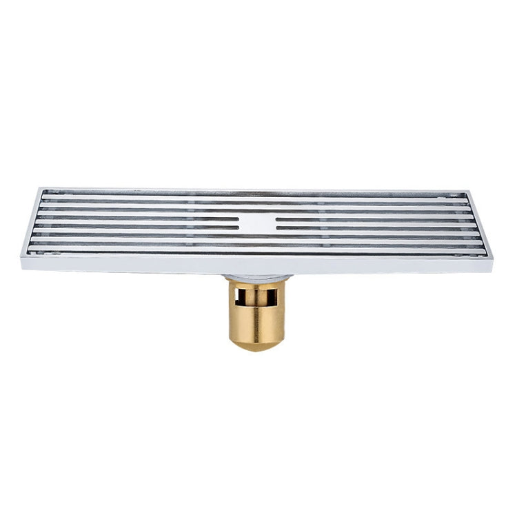 Scarico a pavimento a striscia di rame completa estesa 8x30 cm, stile:, K8034 Chrome Plated+Black Straight Row, K8034 Chrome Plated+Copper Self Seal, K8034 Chrome Plated+5.5 Deep Water Seal, K8034 Chrome Plated+Magnetic Suspension                      ...