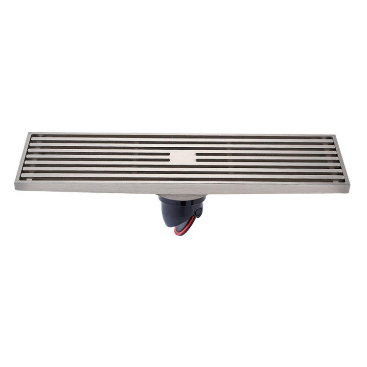 Scarico a pavimento a striscia di rame completa estesa 8x30 cm, stile:, K8034 Chrome Plated+Black Straight Row, K8034 Chrome Plated+Copper Self Seal, K8034 Chrome Plated+5.5 Deep Water Seal, K8034 Chrome Plated+Magnetic Suspension                      ...