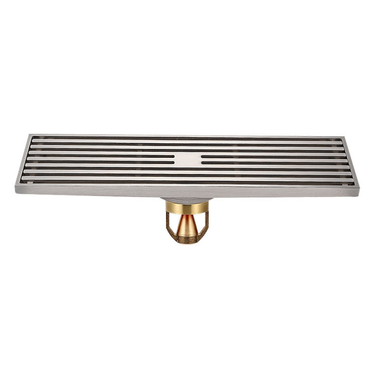 Scarico a pavimento a striscia di rame completa estesa 8x30 cm, stile:, K8034 Chrome Plated+Black Straight Row, K8034 Chrome Plated+Copper Self Seal, K8034 Chrome Plated+5.5 Deep Water Seal, K8034 Chrome Plated+Magnetic Suspension                      ...
