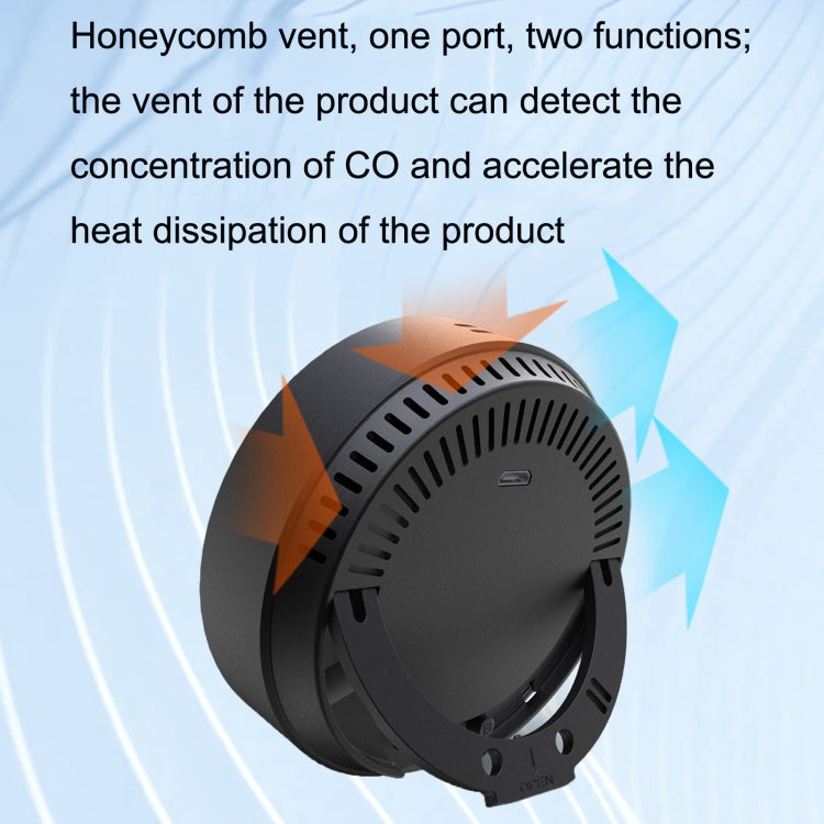 Rilevatore portatile CO2 PTH-12 con sensore temperatura e umidità