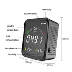 Rilevatore di gas PTH-9C CO2 temperatura e umidità