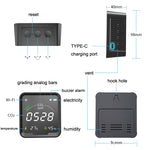 Rilevatore CO2 WiFi PTH-9CW con temperatura e umidità