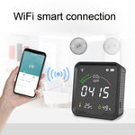 Rilevatore CO2 WiFi PTH-9CW con temperatura e umidità