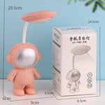 L-220903 Astronauta Protezione degli occhi Lampada da studio Lampada da lettura ricaricabile a LED, L-220903 White, L-220903 Blue, L-220903 Pink