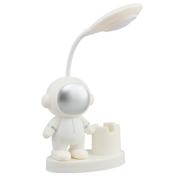 Lampada da tavolo portapenne astronauta T509 con funzione temperamatite, T509 White, T509 Pink, T509 Blue
