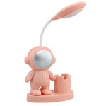 Lampada da tavolo portapenne astronauta T509 con funzione temperamatite, T509 White, T509 Pink, T509 Blue