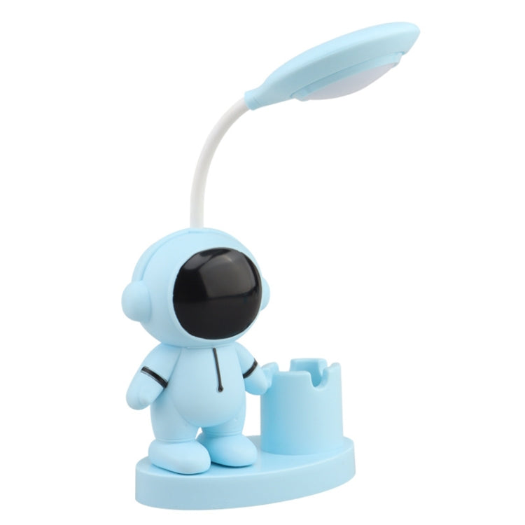 Lampada da tavolo portapenne astronauta T509 con funzione temperamatite, T509 White, T509 Pink, T509 Blue