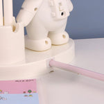 Lampada da tavolo portapenne astronauta T509 con funzione temperamatite, T509 White, T509 Pink, T509 Blue