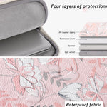 G4-89 Borsa per tablet con custodia per laptop in PU con manico telescopico, 11 Inch, 12 Inch, 13 Inch, 14 Inch, 15 Inch