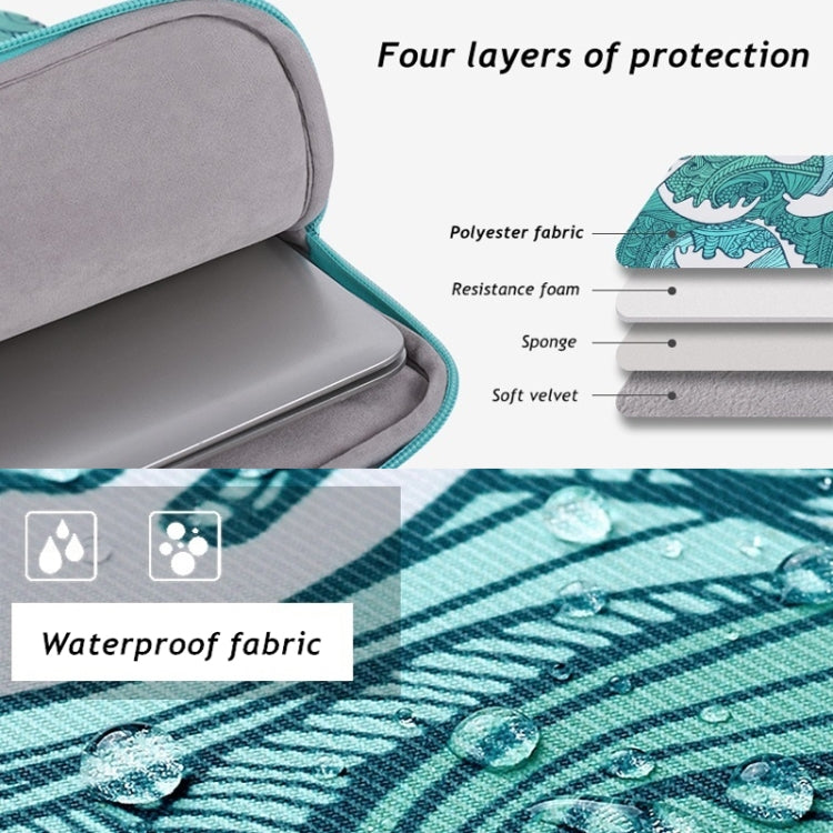 Borsa per tablet con fodera per laptop con stampa in pelle PU, H3-04   11 Inch, H3-04  12 Inch, H3-04  13 Inch, H3-04  14 Inch, H3-04  15 Inch