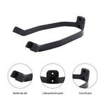 Per accessori per scooter elettrici Xiaomi M365, parafango + staffa + fanale posteriore, Black With Wrench, Black Without Wrench