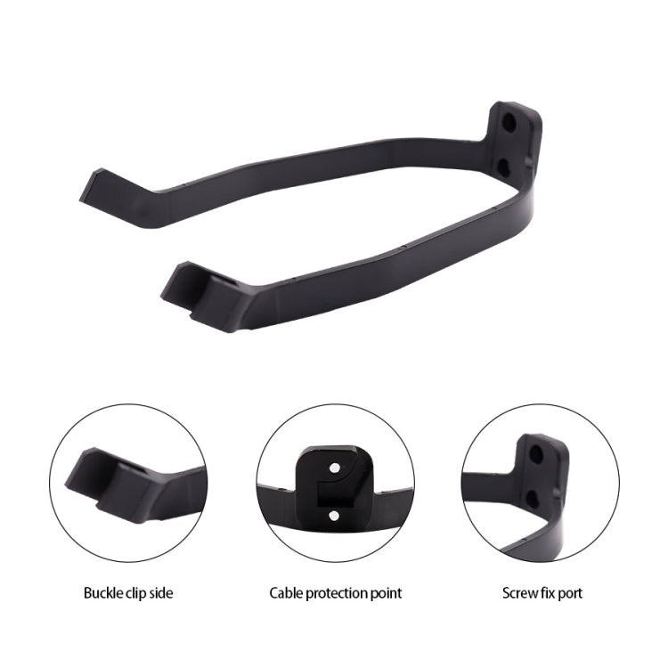 Per accessori per scooter elettrici Xiaomi M365, parafango + staffa + fanale posteriore, Black With Wrench, Black Without Wrench