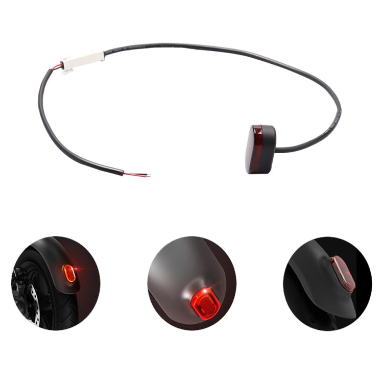 Per accessori per scooter elettrici Xiaomi M365, parafango + staffa + fanale posteriore, Black With Wrench, Black Without Wrench