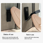 Pedale fermaporta magnetico per apertura e chiusura della porta per la parte inferiore della porta, Magnetic Door Stopper Black, Magnetic Door Stopper White