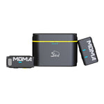 Microfono lavalier wireless MOMA Lark M1 con custodia ricarica