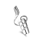 anello aperto dei monili della protezione del chiodo del diamante 5pcs, Silver Index Finger, Silver Middle Finger, Silver Ring Finger, Silver Little Finger, Gold Index Finger, Gold Middle Finger, Gold Ring Finger, Gold Little Finger
