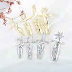 anello aperto dei monili della protezione del chiodo del diamante 5pcs, Silver Index Finger, Silver Middle Finger, Silver Ring Finger, Silver Little Finger, Gold Index Finger, Gold Middle Finger, Gold Ring Finger, Gold Little Finger