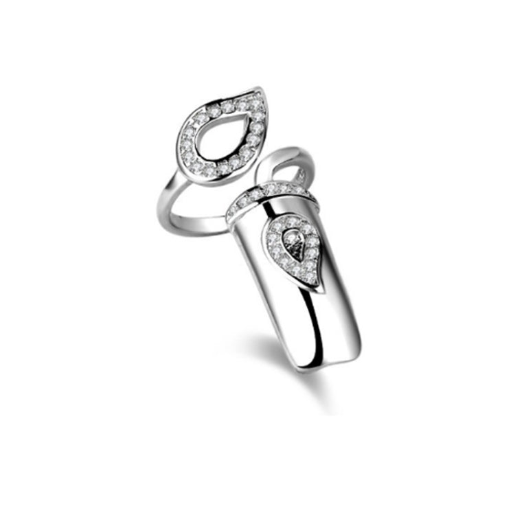 anello aperto dei monili della protezione del chiodo del diamante 5pcs, Silver Index Finger, Silver Middle Finger, Silver Ring Finger, Silver Little Finger, Gold Index Finger, Gold Middle Finger, Gold Ring Finger, Gold Little Finger