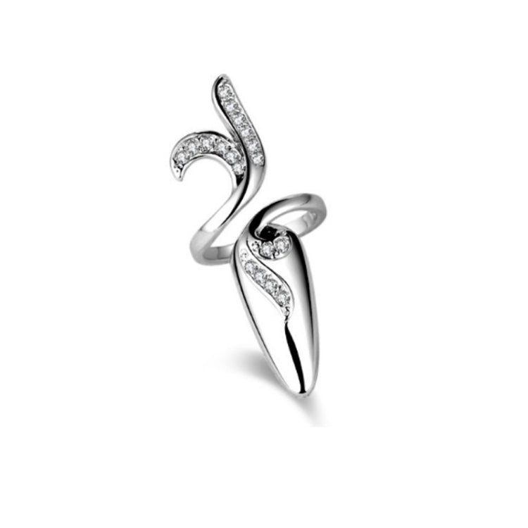 anello aperto dei monili della protezione del chiodo del diamante 5pcs, Silver Index Finger, Silver Middle Finger, Silver Ring Finger, Silver Little Finger, Gold Index Finger, Gold Middle Finger, Gold Ring Finger, Gold Little Finger