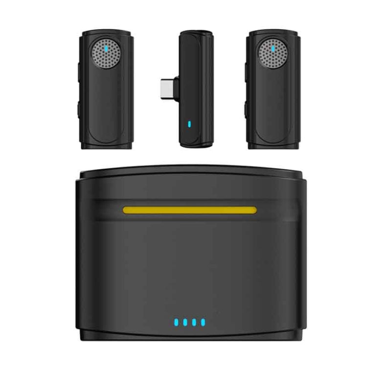J20 Uno-due Microfono lavalier wireless Registrazione audio video, Specifiche:, USB-C / Type-C Interface, 8 Pin Interface, Fully Adapted Interface