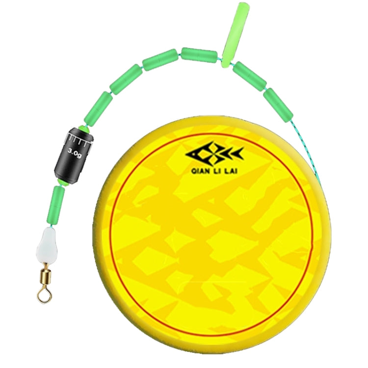 Set di lenze invisibili macchiate anti-groviglio da pesca all'aperto da 10 rotoli con scala, 3.6m, 4.5m, 5.4m, 6.3m, 7.2m