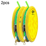 Set di lenze invisibili macchiate anti-groviglio da pesca all'aperto da 10 rotoli con scala, 3.6m, 4.5m, 5.4m, 6.3m, 7.2m