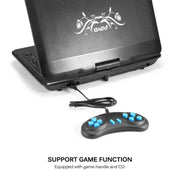 Lettore DVD portatile 9,8" con schermo rotante e radio FM