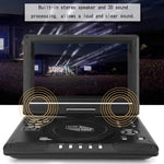 Lettore DVD portatile 9,8" con schermo rotante e radio FM