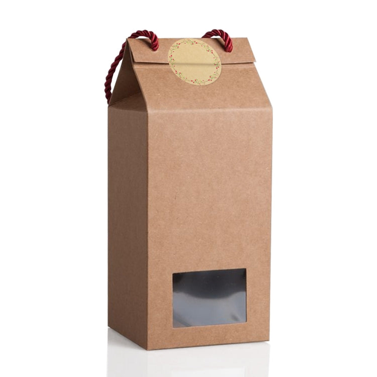 5 rotoli di carta kraft fiore pianta adesivo confezione regalo decorazione adesivo, 5.0cm