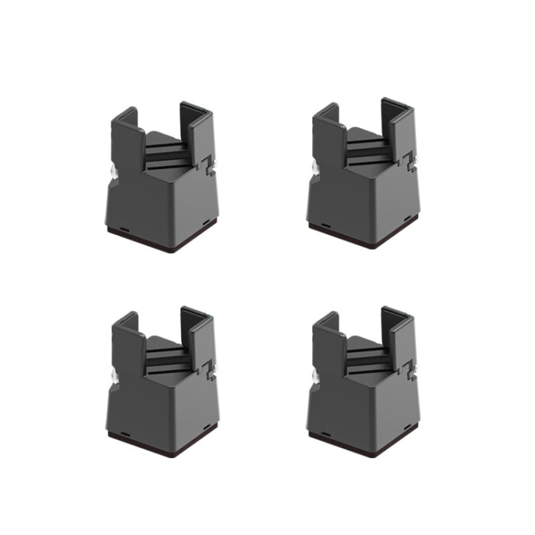 4 pezzi / set Piedini regolabili per alzare i mobili, 50mm High, 75mm High, 100mm High