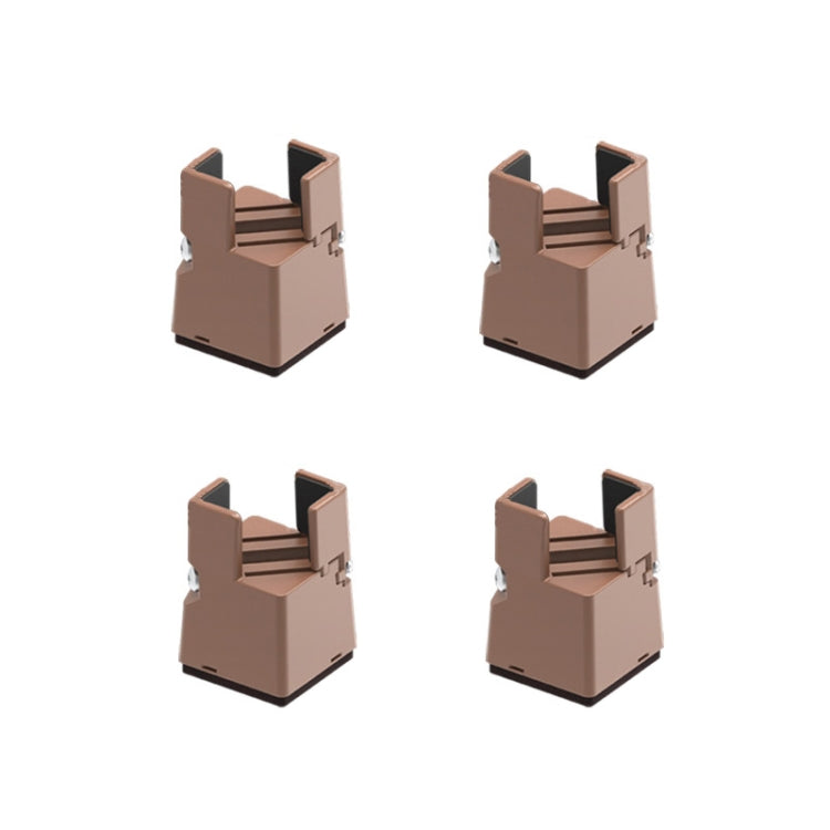4 pezzi / set Piedini regolabili per alzare i mobili, 50mm High, 75mm High, 100mm High