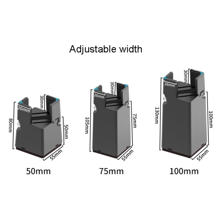 4 pezzi / set Piedini regolabili per alzare i mobili, 50mm High, 75mm High, 100mm High