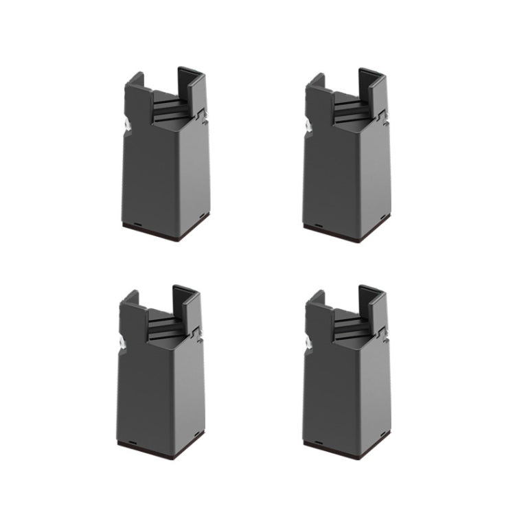 4 pezzi / set Piedini regolabili per alzare i mobili, 50mm High, 75mm High, 100mm High