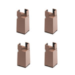 4 pezzi / set Piedini regolabili per alzare i mobili, 50mm High, 75mm High, 100mm High
