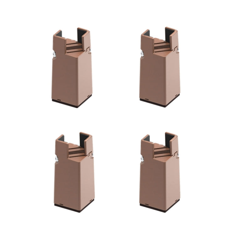 4 pezzi / set Piedini regolabili per alzare i mobili, 50mm High, 75mm High, 100mm High
